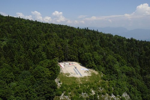 La piste de d&eacute;collage