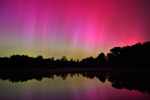 Aurores bor&eacute;ales France mai 