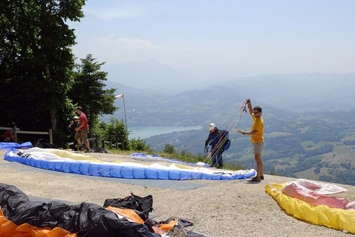 La piste de d&eacute;collage