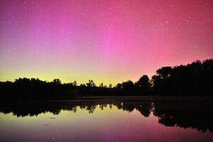 Aurores bor&eacute;ales mai France