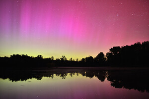 Aurores bor&eacute;ales mai France