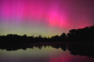 Aurores bor&eacute;ales mai France