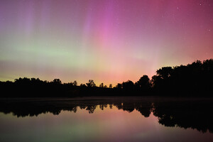 Aurores bor&eacute;ales mai France