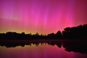 Aurores bor&eacute;ales mai France